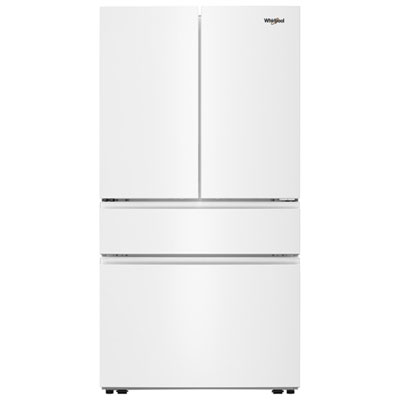 Whirlpool 36" 29.8 Cu. Ft. French Door Refrigerator with Water Dispenser (WRMF3336SW) - White Great design