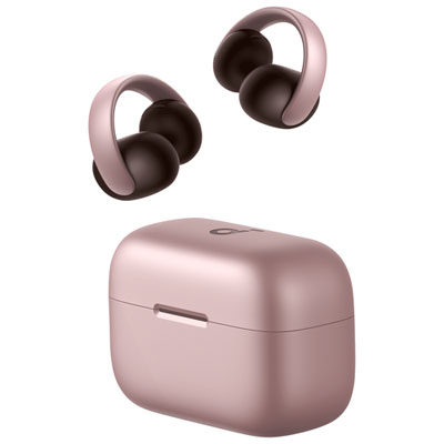 Soundcore by Anker AeroClip On-Ear True Wireless Headphones - Pink