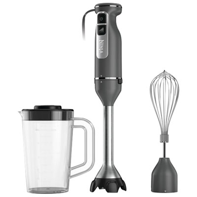 Ninja Power Duo 1L 750-Watt Immersion Blender with Whisk - Grey Great product