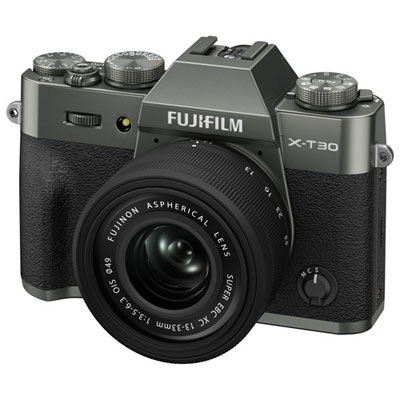 Fujifilm X-T30 III Mirrorless Camera with 13-33mm Lens Kit - Charcoal/Silver