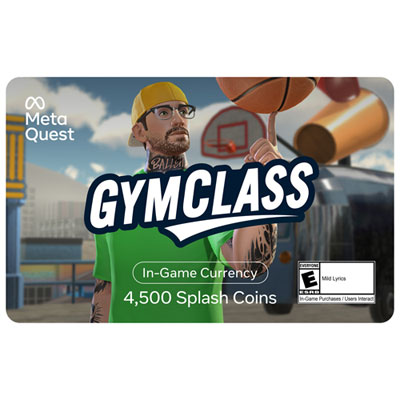 Carte-Cadeau Meta Quest - 4500 Pièces Splash Pour Gym Class - Téléchargement Numérique