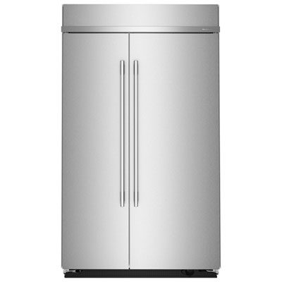 KitchenAid 48" 30 Cu. Ft. Side-By-Side Refrigerator (KBSN748SPS) - Stainless Steel with PrintShield Finish