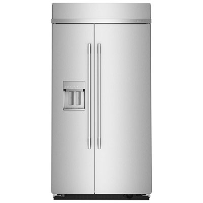 KitchenAid 46" 25.1 Cu. Ft. Side-By-Side Refrigerator w/Water & Ice Dispenser (KBSD742SPS) - Stainless Steel