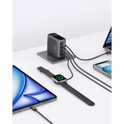 Anker 140W 4-Port USB-C GaN PD Wall Charger with USB-C Cable