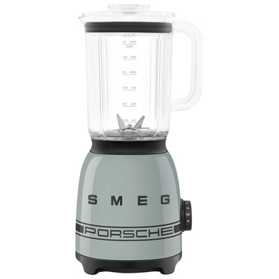 Mélangeur De Comptoir De 1,5 L Et 600 W Années 50 De Smeg X Porsche - Gris Vert- Partenaire De Détail Exclusif