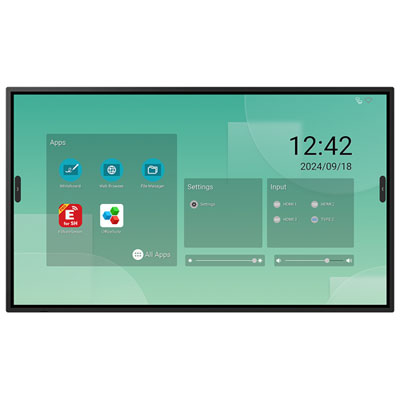 Sharp 55" LM Series 4K UHD Android OS Interactive Commercial Display (PNLM551)