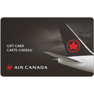 Carte-Cadeau Air Canada - 50 $ - Téléchargement Numérique