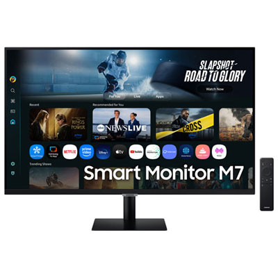 Open Box - Samsung M7 32" 4K Ultra HD 60Hz 4ms GTG VA LED Smart Gaming Monitor (LS32FM702UNXZA) - Black