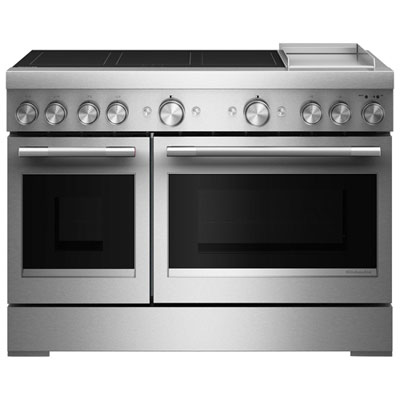 Cuisinière À Induction Autonome À Convection Véritable 6 Éléments 6,3 Pi³ 48 Po De Kitchenaid (Kfid948Sss) - Acier Inoxydable