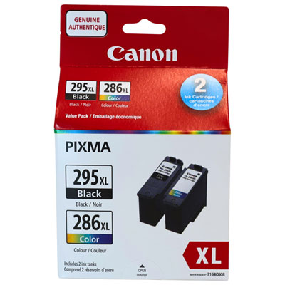 Canon PG-295/CL-286 Black/Colour Ink (7165C008AA) - 2 Pack
