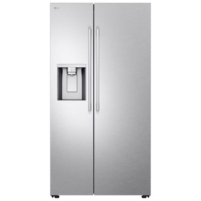 LG 36" 26.6 Cu. Ft. Side-By-Side Refrigerator with Water & Ice Dispenser (LL27T3530S) - PrintProof Stainless Steel Love it!!!