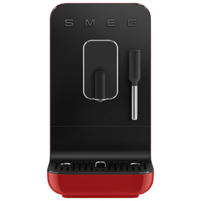 Smeg x Porsche Automatic Espresso Machine with Frother and Coffee Grinder - Red Salzburg Limited Edition