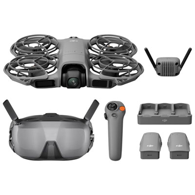 Ensemble Motion Fly More Avec Quadricoptère Neo 2, Caméra, Manette Et Casque N3 De Dji