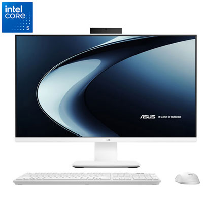 ASUS V400 All-in-One PC - White (Intel Core 5 210H/16GB RAM/512GB SSD/Windows 11) - White