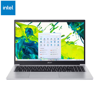 Boîte Ouverte - Portable Aspire Light 15 De 15,6 Po D'acer Avec Microsoft 365 Pendant 1 An - Argenté Clair (N150 D'intel/ram 4 Go/ssd 128 Go)