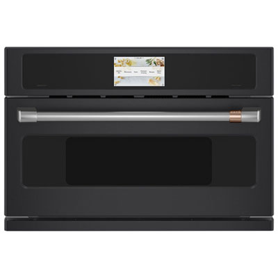 Cafe 30" 1.7 Cu. Ft. Speed Electric Wall Oven (CSB913P3VD1) - Black Great
