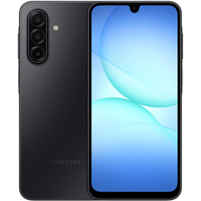 TELUS Samsung Galaxy A17 128GB - Black - Monthly Financing