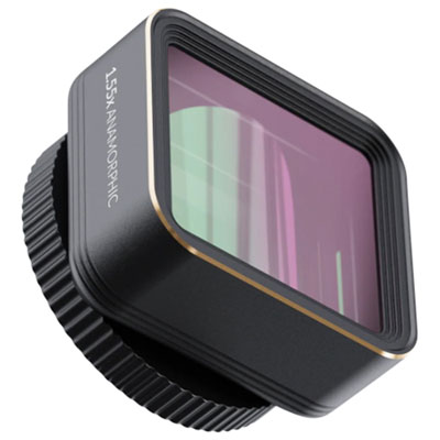 Lentille Anamorphique 1,55X Lensultra De Shiftcam Pour Téléphones Intelligents - Noir