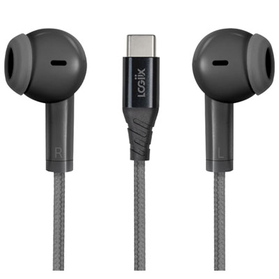 LOGiiX Vibrance Melody In-Ear Wired Earphones&nbsp;with USB-C Connector - Black
