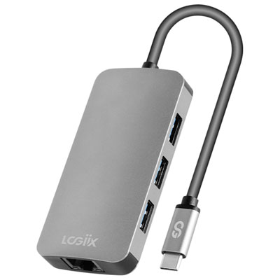 Concentrateur Usb-C À Multiport 6-En-1 Avec Power Delivery De Logiix (Lgx-13888)