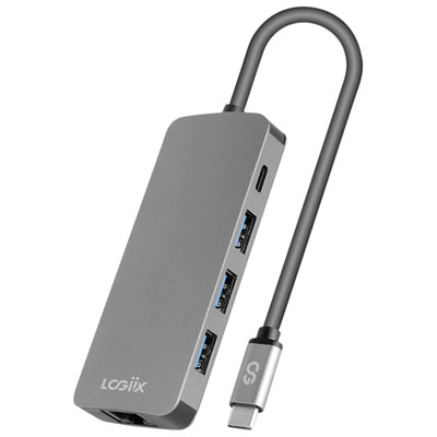 Concentrateur Usb-C À Multiport 8-En-1 Avec Power Delivery De Logiix (Lgx-13889)