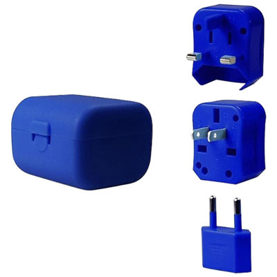 Ensemble D'adaptateurs De Voyage World Traveler Jet Setter De Logiix - Bleu Marine