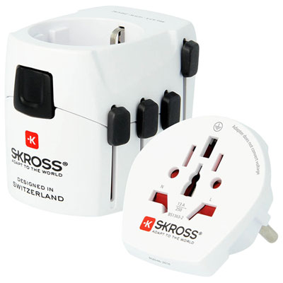 Adaptateur De Voyage Universel Pro De Skross - Blanc