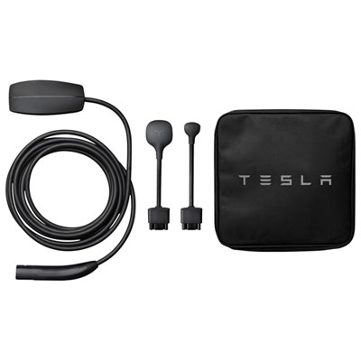 Tesla Level 1 Portable Connector Electric Vehicle (EV) Charger - 20' - Black