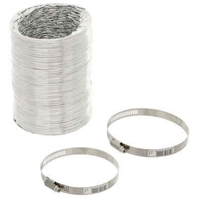 Deflecto 4" x 96" Dryer Vent With 2 Clamps