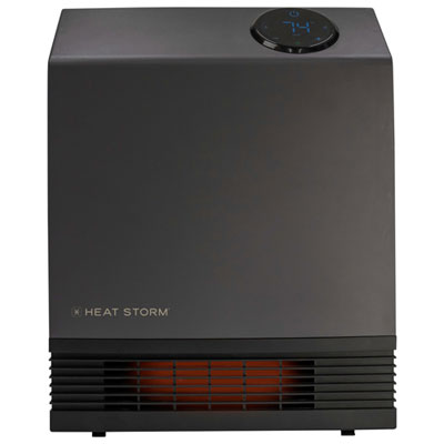 Heat Storm 1000W Infrared Wall Mount Electric Heater (HS-1000-WXG) - Grey