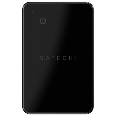 Satechi FindAll Wallet Tracker with Apple find my & Qi Charging - Black