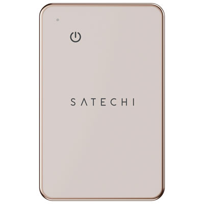 Satechi FindAll Wallet Tracker with Apple find my & Qi Charging - Desert Rose