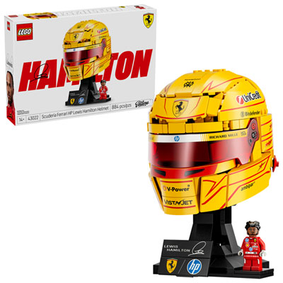 Lego Editions : Casque Scuderia Ferrari Hp De Lewis Hamilton - 884 Pièces (43022) It’s a great build for someone who hasn’t done much LEGO builds