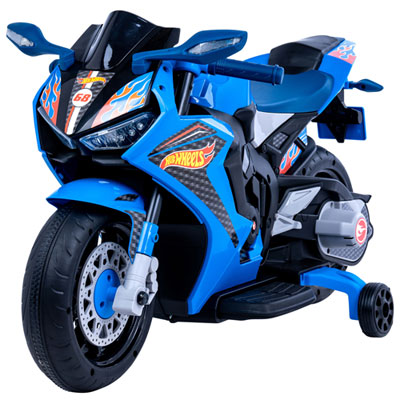 Moto Porteuse 6 V Hot Wheels De Flybar - Bleu