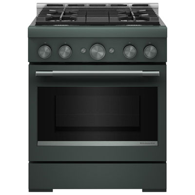 KitchenAid 30" 4.1 Cu. Ft. True Convention Gas Air Fry Range (KFGS930SJP) - Juniper