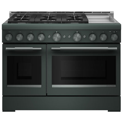KitchenAid 48" 6.3 Cu. Ft. True Convention 6-Burner Dual Fuel Air Fry Range w/ Electric Griddle (KFGD948SJP) - Juniper