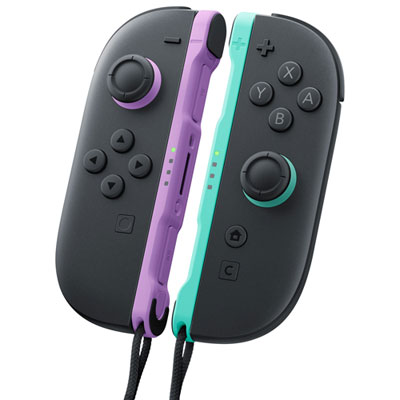 Nintendo Switch 2 Left and Right Joy-Con 2 Controllers - Purple/Light Green Get them you’ll love them