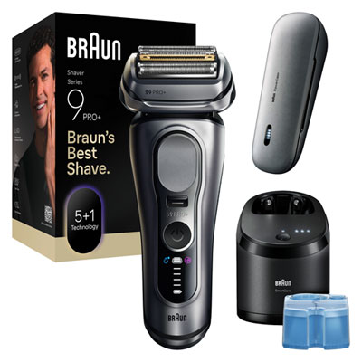 Braun Series 9 PRO+ Wet/Dry Cordless Foil Shaver with PowerCase (9677cc) The best