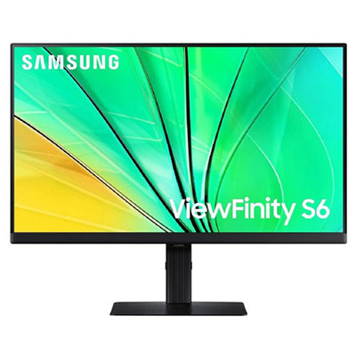 Open Box - Samsung S60D 32" WQHD 100Hz IPS LCD Monitor (LS32D606UANXGO) - Black