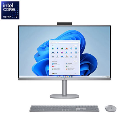 Boîte Ouverte - Ordinateur Tout-En-Un 32 Po Omnistudio X De Hp - Argenté Météorite (Core Ultra 7-258V D'intel/ram 32 Go/ssd 2 To/windows 11)