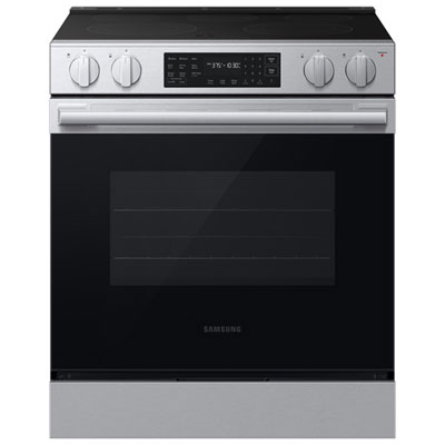 Cuisinière Électrique Encastrable À Surface Lisse Avec Convection À Ventilateur 6,3 Pi³ 30 Po Bespoke De Samsung (Nse70H63Srac) - Acier Inoxydable Honestly this stove is great 