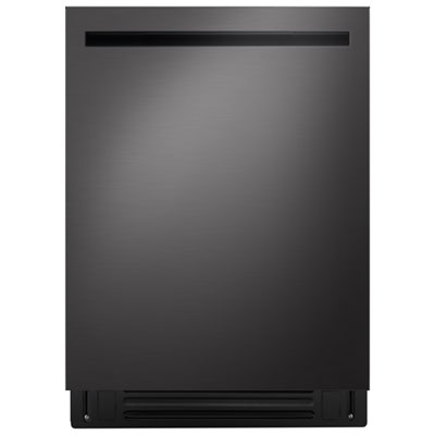 "LG FlushFit 24"" 44dB Smart Top-Control Dry Boost Dishwasher with Third Rack ENERGY STAR (LDNPM654D) - Black Stainless Steel"