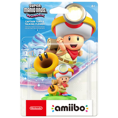 amiibo Super Mario Bros. Wonder Captain Toad & Talking Flower Great product