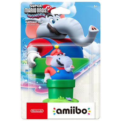 amiibo Super Mario Bros. Wonder Elephant Mario Love this Amiibo great attention to detail, The, Mario sunshine one is gigantic in comparison, but is