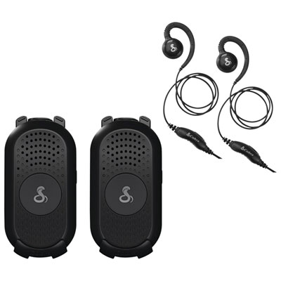 Cobra FRS 2-Way Radios with Headsets (CBRPX2802) - 2 Pack