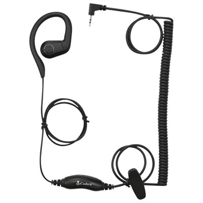 Cobra 2.5mm C-Style In-Ear Headset for GMRS & FRS 2-Way Radios