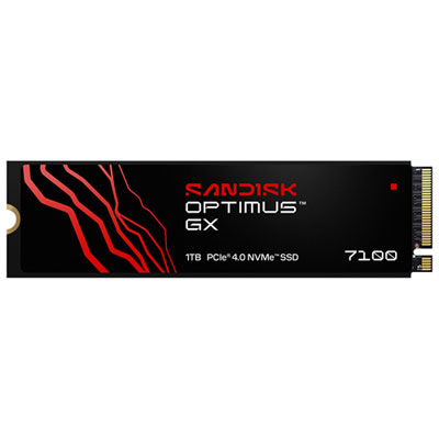 Sandisk Optimus GX 7100 1TB NVMe PCIe Internal Solid State Drive (SDSP71100TAN-000E0) Love the app that provides stats