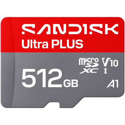 Carte Mémoire Microsd Uhs-I 512 Go 200 Mo/s Ultra Plus De Sandisk Great chips use them all the time reliable inexpensive