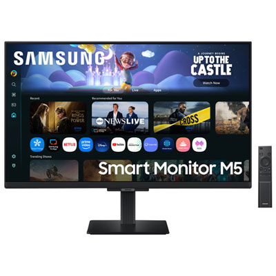 Open Box - Samsung 32" FHD 60Hz 4ms GTG VA LED Gaming Monitor (LS32FM500ENXZA) - Black