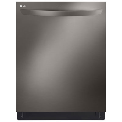 "Open Box - LG 24"" 42dB Built-In Dishwasher with Stainless Steel Tub & Third Rack (LDTH7972D) -Black Stainless -Scratch & Dent"